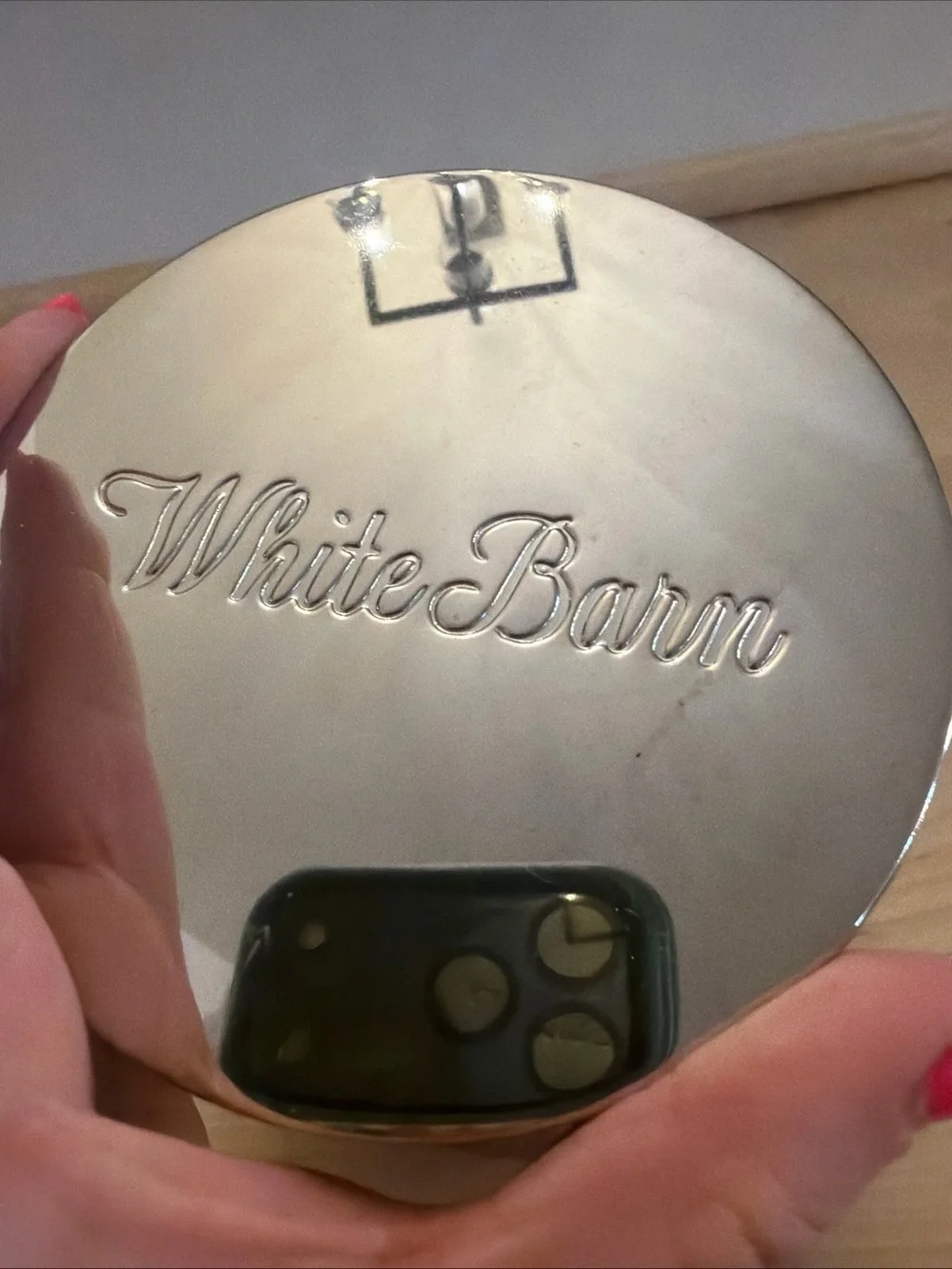 White Barn Frosted Cranberry Candle - Gray and White - Picture 3 of 4